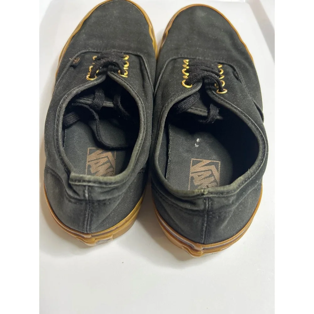 Vans Black Canvas Sneakers Mens Size 10